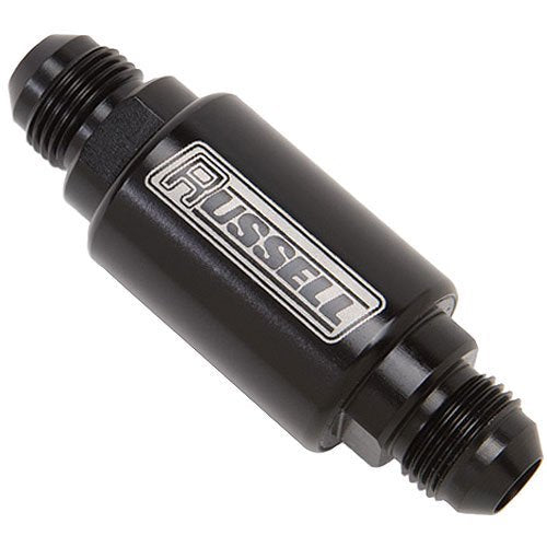 Russell P/C #8 3-1/4in Fuel Filter - Black - 650103