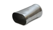 Vibrant Performance 4in Oval x 4in Round Transition Tube - 13172