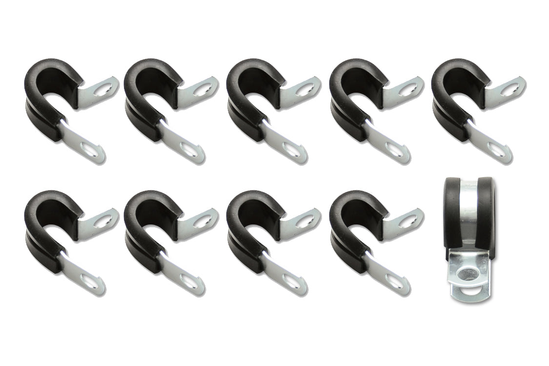 Vibrant Performance Cushion Clamps for 3/8in (6AN) Hose - Pack of 10 - 17191