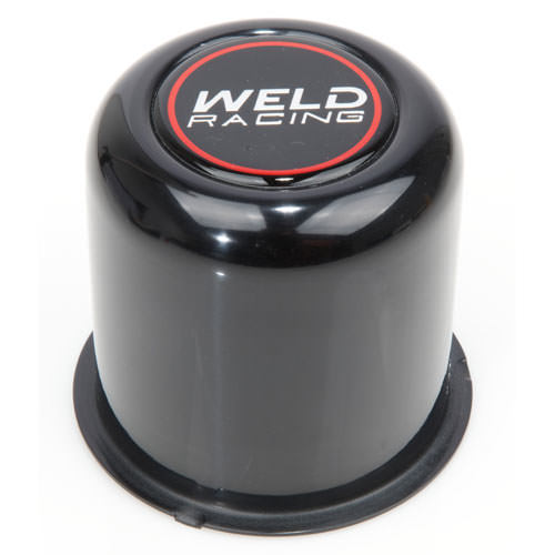 Weld Racing Center Cap - Push Thru. 3.16 OD Black - P605-5083B